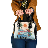 Summer Holiday It's 5 o'clock Somewhere Vintage Hawaii Shoulder Handbag