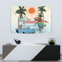 Summer Holiday It's 5 o'clock Somewhere Vintage Hawaii Tapestry LT7 - Polynesian Pride