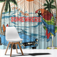 Summer Holiday It's 5 o'clock Somewhere Vintage Hawaii Window Curtain LT7 - Polynesian Pride