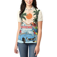 Summer Holiday It's 5 o'clock Somewhere Vintage Hawaii Women Polo Shirt