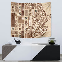 Samoa Tapa Tapestry Siapo Mix Tatau Patterns LT7 - Polynesian Pride