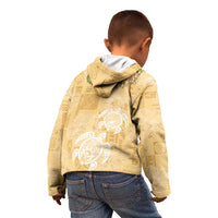 Aloha Honolulu Festival Kid Hoodie Hawaii Kapa Mix Flowers Lei LT7 - Polynesian Pride