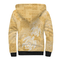 Aloha Honolulu Festival Sherpa Hoodie Hawaii Kapa Mix Flowers Lei LT7 - Polynesian Pride