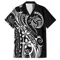 Polynesia Beach Volleyball Personalized Family Matching Off The Shoulder Long Sleeve Dress and Hawaiian Shirt Basic