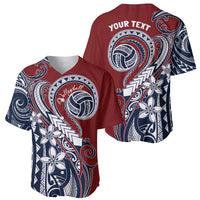 Polynesia Beach Volleyball Personalized Baseball Jersey Special