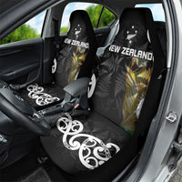 New Zealand WC2026 Black Car Seat Cover Silver Fern LT7 - Polynesian Pride