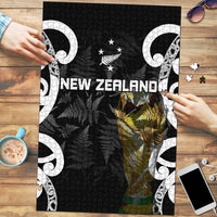 New Zealand WC2026 Black Puzzle Silver Fern LT7 Black - Polynesian Pride
