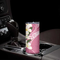 Aloha Hawaii Festive Skinny Tumbler Frangipani Lace Classic - Rosy LT7 - Polynesian Pride