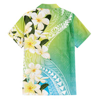Aloha Hawaii Festive Family Matching Summer Maxi Dress and Hawaiian Shirt Frangipani Lace Classic - Summer Vibes LT7 - Polynesian Pride