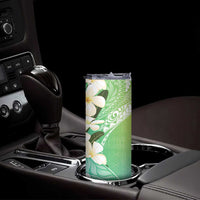 Aloha Hawaii Festive Skinny Tumbler Frangipani Lace Classic - Summer Vibes LT7 - Polynesian Pride