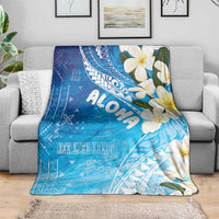 Aloha Hawaii Festive Blanket Frangipani Lace Classic - Oceanic