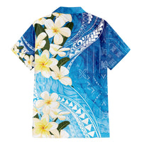 Aloha Hawaii Festive Family Matching Mermaid Dress and Hawaiian Shirt Frangipani Lace Classic - Oceanic LT7 - Polynesian Pride