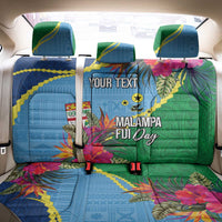 Personalized Malampa Fiji Day Together We Grow Back Car Seat Cover Special Tapa Mix LT7 - Polynesian Pride