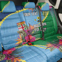 Personalized Malampa Fiji Day Together We Grow Back Car Seat Cover Special Tapa Mix LT7 - Polynesian Pride