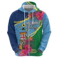 Personalized Malampa Fiji Day Together We Grow Hoodie Special Tapa Mix LT7 - Polynesian Pride