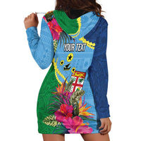 Personalized Malampa Fiji Day Together We Grow Hoodie Dress Special Tapa Mix LT7 - Polynesian Pride