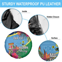 Personalized Malampa Fiji Day Together We Grow Spare Tire Cover Special Tapa Mix LT7 - Polynesian Pride