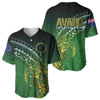 Cook Islands Rugby Kuki Avaiki Baseball Jersey Tribal Turtle - Polynesian Pride