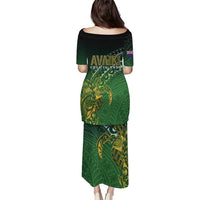 Cook Islands Rugby Kuki Avaiki Family Matching Puletasi and Hawaiian Shirt Tribal Turtle LT7 - Polynesian Pride