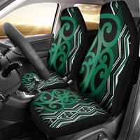 Maori Taniko Patterns Car Seat Cover Pounamu Patiki Motifs Mix Whakairo Ngaru LT7 - Polynesian Pride