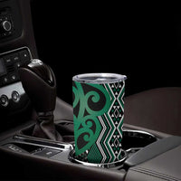 Maori Taniko Patterns Tumbler Cup Pounamu Patiki Motifs Mix Whakairo Ngaru LT7 - Polynesian Pride