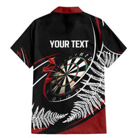 New Zealand Darts Personalised Family Matching Mermaid Dress and Hawaiian Shirt Silver Fern Dynamic LT7 - Polynesian Pride