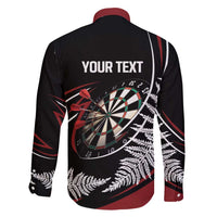 New Zealand Darts Personalised Family Matching Puletasi and Hawaiian Shirt Silver Fern Dynamic LT7 - Polynesian Pride
