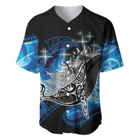 Maori Matariki Te Araroa Paikea Starry Baseball Jersey Tangaroa Whakatauki