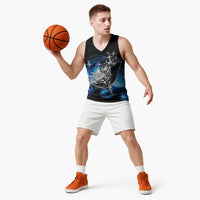 Maori Matariki Te Araroa Paikea Starry Basketball Jersey Tangaroa Whakatauki
