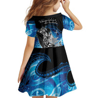Maori Matariki Te Araroa Paikea Starry Family Matching Long Sleeve Bodycon Dress and Hawaiian Shirt Tangaroa Whakatauki LT7 - Polynesian Pride