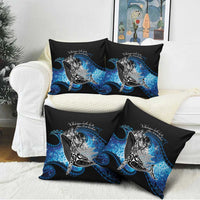 Maori Matariki Te Araroa Paikea Starry Pillow Cover Tangaroa Whakatauki