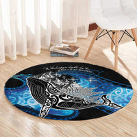 Maori Matariki Te Araroa Paikea Starry Round Carpet Tangaroa Whakatauki