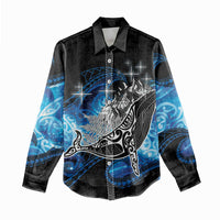 Maori Matariki Te Araroa Paikea Starry Women Casual Shirt Tangaroa Whakatauki LT7 - Polynesian Pride