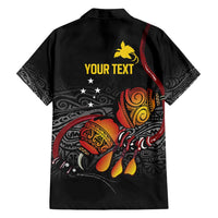 Personalized Papua New Guinea Milne Bay Family Matching Tank Maxi Dress and Hawaiian Shirt Bagi Necklace Mix Lime Pot Grunge LT7 - Polynesian Pride