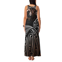 Aotearoa Maori - Australia Indigenous Family Matching Tank Maxi Dress and Hawaiian Shirt Koiri Whakairo Mix Aboriginal Art LT7 - Polynesian Pride