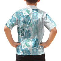 Christmas Aloha Hawaii Tiki Family Matching Tank Maxi Dress and Hawaiian Shirt Hibiscus Summer Colors LT7 - Polynesian Pride