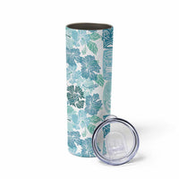 Christmas Aloha Hawaii Tiki Skinny Tumbler Hibiscus Summer Colors LT7 - Polynesian Pride