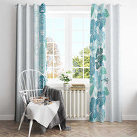 Christmas Aloha Hawaii Tiki Window Curtain Hibiscus Summer Colors - Polynesian Pride
