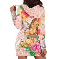 Aloha Hawaii Hoodie Dress Kawaii Mele Kalikimaka - Pastel Fever LT7 - Polynesian Pride