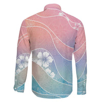 Aloha Hawaii Floral Tapa Family Matching Mermaid Dress and Hawaiian Shirt Patchwork Pastel Candy LT7 - Polynesian Pride