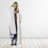 Aloha Pride Rainbow Tie Dye Hooded Blanket Humpback Whale - Love is Love
