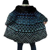 Maori Niho Taniwha Te Wheiao Cloak Moana Blue - Polynesian Pride