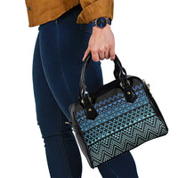 Maori Niho Taniwha Te Wheiao Shoulder Handbag Moana Blue - Polynesian Pride