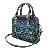 Maori Niho Taniwha Te Wheiao Shoulder Handbag Moana Blue - Polynesian Pride