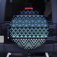 Maori Niho Taniwha Te Wheiao Spare Tire Cover Moana Blue - Polynesian Pride