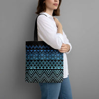 Maori Niho Taniwha Te Wheiao Tote Bag Moana Blue - Polynesian Pride