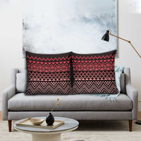 Maori Niho Taniwha Te Wheiao Pillow Cover Terracotta - Polynesian Pride