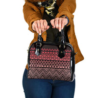 Maori Niho Taniwha Te Wheiao Shoulder Handbag Terracotta - Polynesian Pride