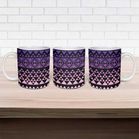 Maori Niho Taniwha Te Wheiao Ceramic Mug Waiporoporo - Polynesian Pride