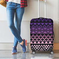 Maori Niho Taniwha Te Wheiao Luggage Cover Waiporoporo - Polynesian Pride
